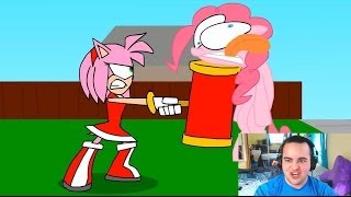 A Brony Reacts  Amy VS Pinkie [upl. by Yeliak984]