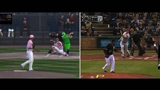 Francisco Liriano  MLB the Show 2019 vs MLB vs Pro Yakyuu Spirits 2019  japanese lefty pitcher [upl. by Trefor]