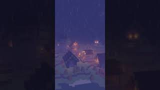 Realistic Rain In Minecraft 🌧️ minecraft animation shorts [upl. by Roselin]