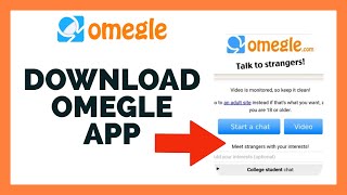 How to DownloadInstall Omegle App on Android Phone [upl. by Anema555]