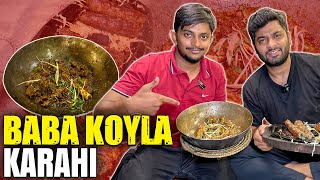 Best Mutton Koyla Karahi  Baba Koyla Karahi Korangi  Rehman Vlogs [upl. by Mikaela]