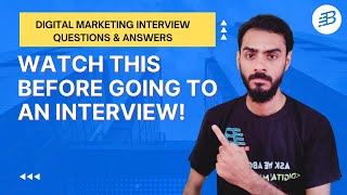 Digital Marketing Interview Questions amp Answers For Freshers [upl. by Emyaj163]