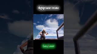 Highground Retake EasyLevel Edition Fortnite fornite easy freebuilds tutorial forniteclips [upl. by Sessler902]