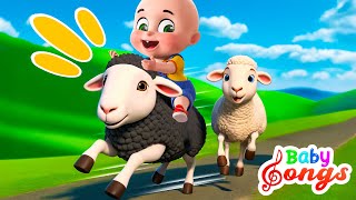 Baa Baa Baby Sheep Run Run Song  Old Macdonald Animal Farm song  Nursery Rhymes and Kids Songs [upl. by Ibocaj]