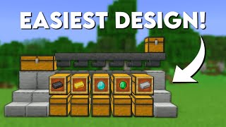 Minecraft Automatic Sorting System in Bedrock 121 MCPEXboxPS4Nintendo SwitchWindows10 [upl. by Attenyl]