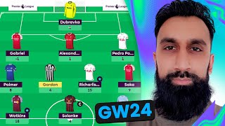 FPL Expert FPLSalahs Team Reveal  Gameweek 24  FantasyPremierLeague 202324 [upl. by Zenobia601]