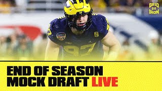 BR Gridiron’s End of Season Mock Draft Live  Full FirstRound Picks [upl. by Sayres]