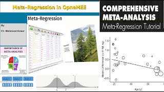 MetaRegression Analysis in OpenMEE MetaAnalysis Series [upl. by Wilonah539]