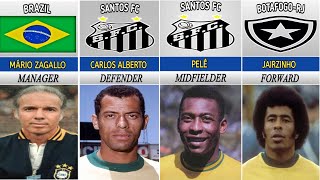 Brazil World Cup 1970 Squad [upl. by Chisholm]