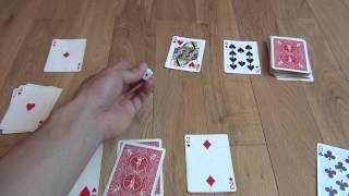 Dice rolling game with playing cards [upl. by Eimareg]