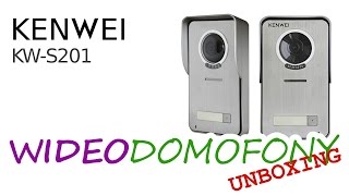 Wideodomofon KENWEI S201C  Odpakowanie Unboxing  Video Door Phone [upl. by Nirmak]