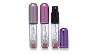 Travalo Refillable Fragrance Atomizer 3pack [upl. by Isiad]