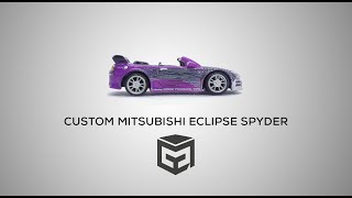 Hot Wheels  Custom Eclipse Spyder Fast and Furious  guandreazzi [upl. by Eenimod]