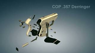 COP 357 Derringer disassembly  3dGun [upl. by Breeze433]