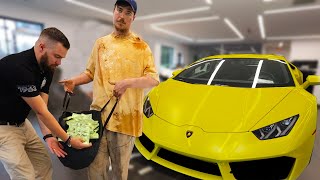 Homeless Man Buys A Lamborghini [upl. by Anicnarf]