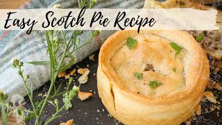 Easy Scottish Scotch Pie Recipe from Scotland Easy Version [upl. by Nelhsa]