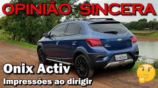 Impressões ao dirigir  Chevrolet Onix Activ 2019 automático [upl. by Asirrom822]