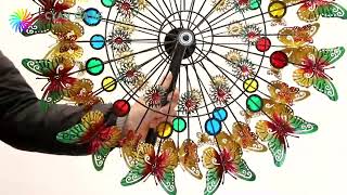 Video of installation  Helix Butterflies Flower Wind Spinner [upl. by Moffitt]