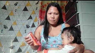 after Bfeeding she wants eat pancit Canton breastmilk babyfeed momlife [upl. by Etteraj]