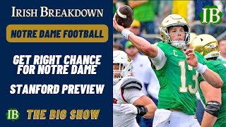 Notre Dame Has A Get Right Opportunity Against Stanford [upl. by Lizned]