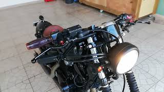 Yamaha Virago XV250 Bobber Final [upl. by Ayifas]