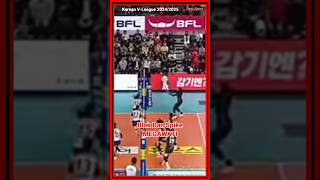 Megawati Spike Red Sparks vs IBK altosKorean VLeague 20242025 shorts [upl. by Yruy]