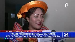 Falso promotor que estafó a cantante folklórica ya había engañado a otros artistas [upl. by Wilinski299]