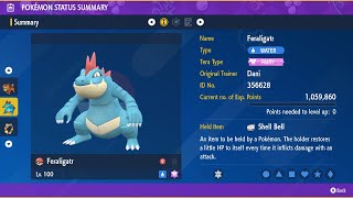 Feraligatr Mirror Match  Solo  7 Star Feraligatr Raid  Pokemon ScarletViolet [upl. by Ainerbas64]