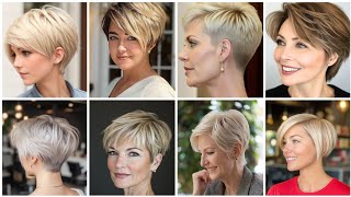 Top 60 Woman short bob pixie HaircutTrending Short Haircutpixiebobhaircut [upl. by Frasch999]