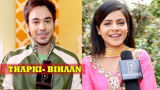 Jigyasa Singh amp Manish Goplani aka ThapkiBihaan Interview on Things They Like About Each Other [upl. by Euqnomod234]