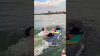 Mini Boat shorts shortsfeed fishing funny story bhoot comedy facts [upl. by Suoirad618]