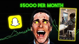 How to make 5000MONTH from Snapchat SPOTLIGHT [upl. by Morgana]