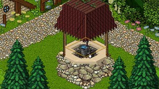 How to BUILD a Habbo Water Well Poço de água [upl. by Roobbie309]