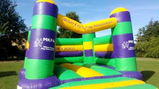 The Milton Keynes Play Associations Bounceabouts Leisurequot Bouncy Castle 🏰 Blowing Up amp Deflating [upl. by Verity]