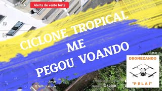 CICLONE TROPICAL me pegou durante o VOO Vejam o que aconteceu [upl. by Nyleaj]