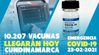 HOY LLEGAN 10207 VACUNAS CONTRA EL COVID19 A CUNDINAMARCA [upl. by Marijo]