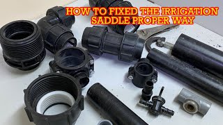 How to fixed the Irrigation HDPE pipe fittingsAsianTechnic [upl. by Conny]