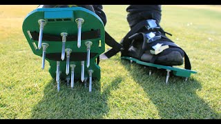 How to aerate your lawn [upl. by Zinck]