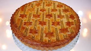 The best Christmas Apple Pie recipe is here🍏🎄Simple and Very tasty [upl. by Lerred]