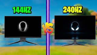 240hz vs 144hz Which To Use For Fortnite [upl. by Anceline581]