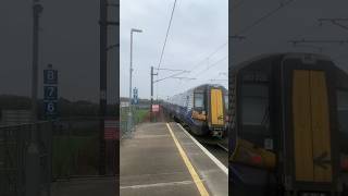 shorts  Scotrail class 380 departing from Prestwick Airport [upl. by Harrod]