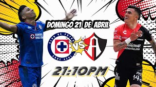 CRUZ AZUL VS ATLAS  LIGA MX JORNADA 16 CLAUSURA 2024  ZONA FUT [upl. by Tyrrell429]