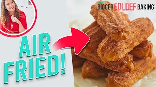 Air Fryer Churros Filled With Dulce De Leche [upl. by Eyahs602]