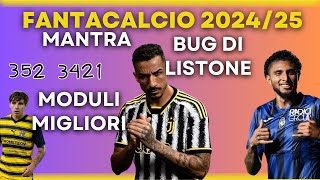 FANTACALCIO MANTRA 202425 Listone BUG Moduli migliori [upl. by Oiracam130]