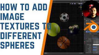 How to add image textures to spheres without the UV editor [upl. by Nerual]