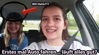 Chrissi hat Angst Erstes mal Auto fahren😨 war das eine gute Idee🥶 [upl. by Gray269]