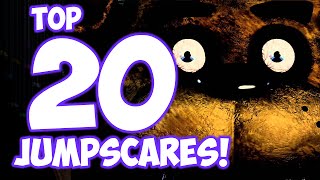 Top 20 JUMPSCARES  Five Nights at Freddys [upl. by Higinbotham]