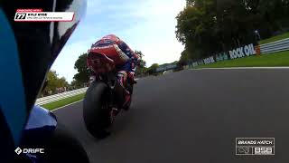 2024 Bennetts British Superbikes Round 11  Brands Hatch  Race 2 onboard highlights [upl. by Enyrehtak908]