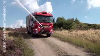 2016 09 09 Oefening Zandhaas nieuw voertuig brandweer Wapenveld [upl. by Cut]