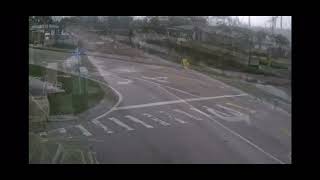 Hurricane Milton Outer Bands Hit Sanibel Live Traffic Camera Footage [upl. by Aehtorod]